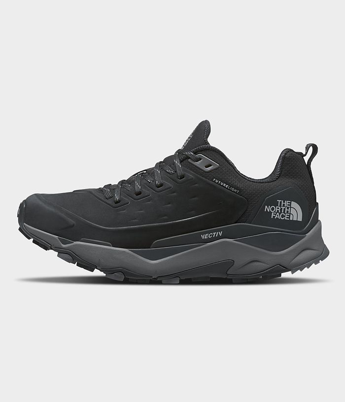 The North Face VECTIV Exploris FUTURELIGHT™ Leather Mens Hiking Shoes Black 479203-OBZ